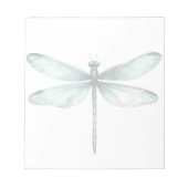 Aquamariner Blaue Libelle Personalisiert Note Stat Notizblock (Vorderseite)