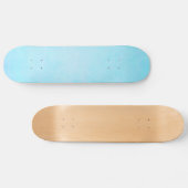 Aquamariner blauer heller skateboard (Horizontal)