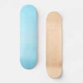 Aquamariner blauer heller skateboard (Vorderseite)