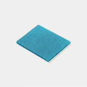 Aquamariner blauer post-it klebezettel (angewinkelt)