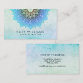 Aquamariner blauer visitenkarte (Vorne/Hinten)