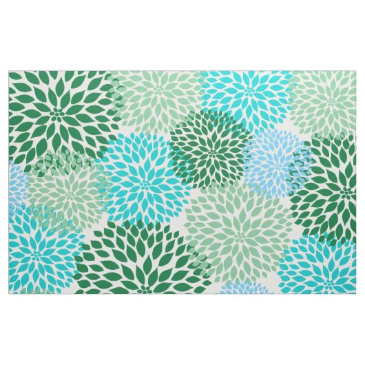 Aquamariner blaues Grün-mutiger großer Stoff (Yard (91,4 cm))