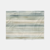 Aquamariner Blauzungenkrebs Fleecedecke (Vorderseite (Horizontal))