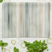 Aquamariner Blauzungenkrebs Geschirrtuch (Gefaltet)