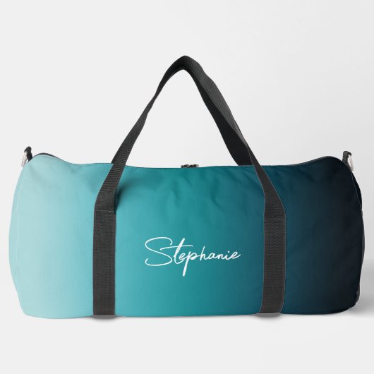 Aquamariner Blick aufs Meer Duffle Bag (Vorderseite)