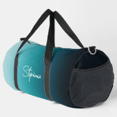 Aquamariner Blick aufs Meer Duffle Bag (Rechte Ecke)