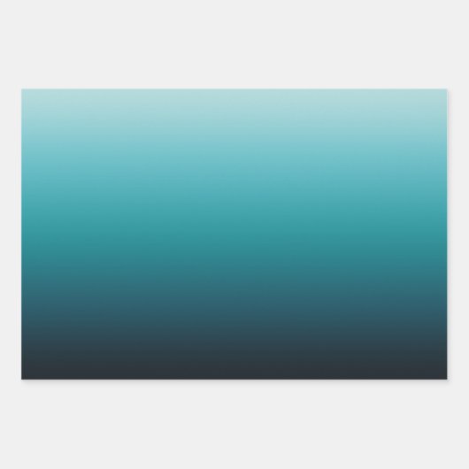 Aquamariner Blick aufs Meer Geschenkpapier Set (Vorderseite 3)