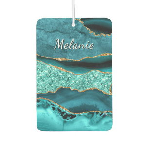Aquamariner Blue-Gold-Air-Freshener mit benutzerde Autolufterfrischer