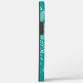 Aquamariner Blumenpreis und Vorwand Case-Mate iPhone Hülle (Rückseite / Rechts)