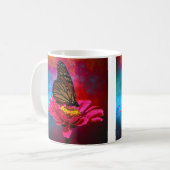 aquamariner böhmischer Schmetterling des Kaffeetasse (Vorderseite Links)