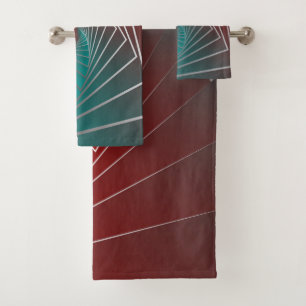 aquamariner Bordeaux Badhandtuch Set