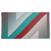 aquamariner Bordeaux-Effekt Kissenbezug (Vorderseite-Rechts)