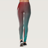 aquamariner Bordeaux-Effekt Leggings (Rückseite)