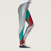 aquamariner Bordeaux-Effekt Leggings (Rechts)