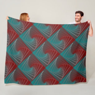 aquamariner Bordeaux-Spin Fleecedecke