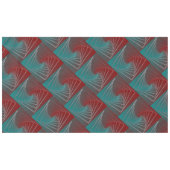aquamariner Bordeaux-Spin Tischdecke (Vorderseite (Horizontal))
