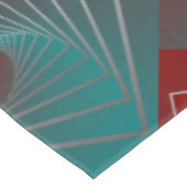 aquamariner Bordeaux-Spin Tischdecke (Schrägansicht)