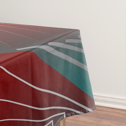 aquamariner Bordeaux-Spin Tischdecke (Beispiel)