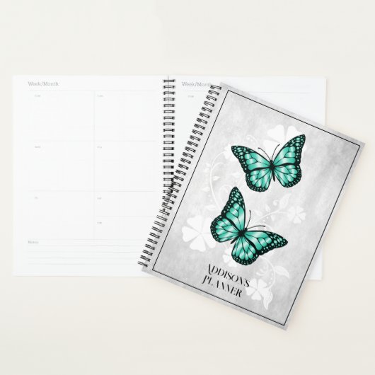 Aquamariner Butterfly-Blumenplaner Planer (Anzeige)
