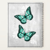 Aquamariner Butterfly-Blumenplaner Planer (Rückseite)