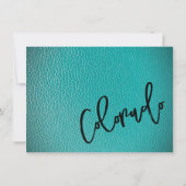 Aquamariner Colorado Pass Vielen Dank Dankeskarte (Rückseite)