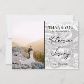 Aquamariner Colorado Pass Vielen Dank Dankeskarte (Vorderseite)