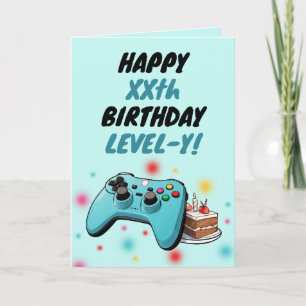 Aquamariner Controller Gamer Geburtstag Karte