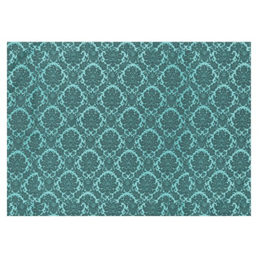 Aquamariner Damast-Klassikerc$multi-size Tischdecke (Vorderseite (Horizontal))