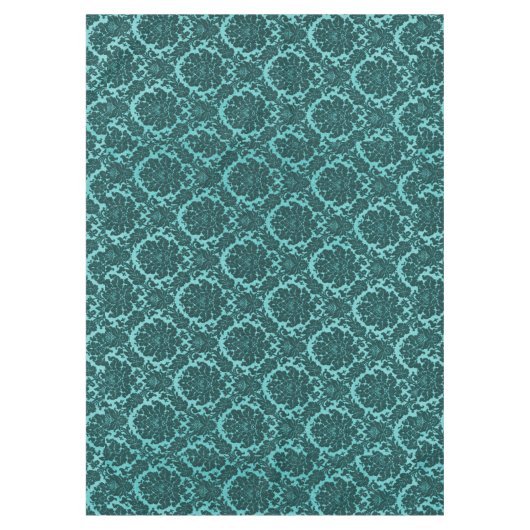 Aquamariner Damast-Klassikerc$multi-size Tischdecke (Vorderseite)
