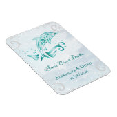Aquamariner Delphin speichert das Datumsfenster Magnet (Rechte Seite)