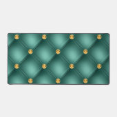 Aquamariner Diamant gespritzt Schreibtischunterlage (Vorderseite)