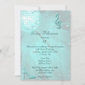Aquamariner Diskothek Ball und Sparkle Heelses 17. Einladung (Rückseite)