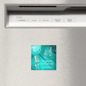 Aquamariner Diskothek und Retro-Mikrofon 55. Gebur Magnet (In Situ (Geschirrspüler))