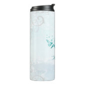 Aquamariner Dolphin Personalisierter Thermaltumble Thermosbecher (Nach links gedreht)