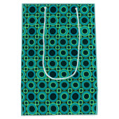 Aquamariner Donut mit Minze Mittlere Geschenktüte (Rückseite)