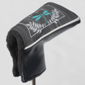 Aquamariner Dragonfly Rustikaler Golf Head Cover Golf Headcover (3/4 Vorderseite)