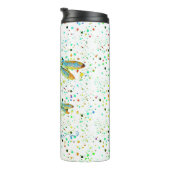 Aquamariner Dragonfly-Spritzer personalisierter Th Thermosbecher (Nach rechts gedreht)
