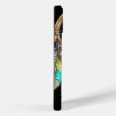 Aquamariner Dreamcatcher Mystical Boho Feathers an Case-Mate iPhone Hülle (Rückseite / Rechts)