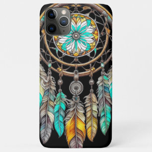 Aquamariner Dreamcatcher Mystical Boho Feathers an Case-Mate iPhone Hülle