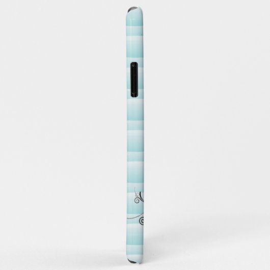 Aquamariner Eiffelturm Blüh Case-Mate iPhone Case (Hinten/Rechts)