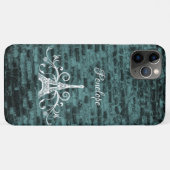 Aquamariner Eiffelturm Grunge Case-Mate iPhone Cas Case-Mate iPhone Hülle (Rückseite (Horizontal))