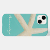 Aquamariner, eleganter Meeresstrand Case-Mate iPhone Hülle (Rückseite (Horizontal))