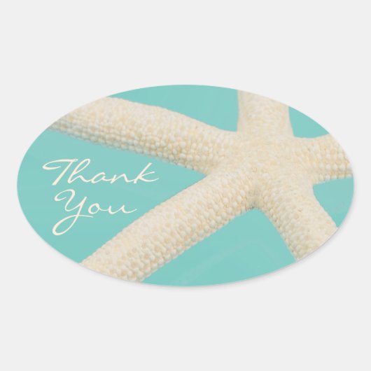 Aquamariner, eleganter Meeresstrand Ovaler Aufkleber (Vorderseite)