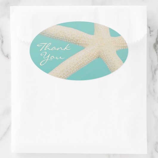 Aquamariner, eleganter Meeresstrand Ovaler Aufkleber (Tasche)