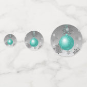 Aquamariner Extravaganter Weihnachtsschmucktisch C Konfetti (Vorderseiten)