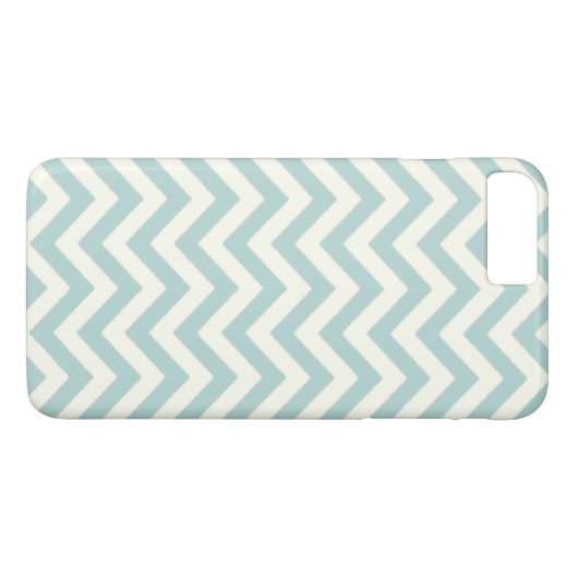 Aquamariner Fall Zigzag Case-Mate iPhone Hülle (Rückseite (Horizontal))