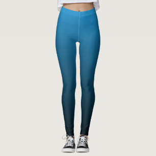 aquamariner Farbblock Ombre Leggings