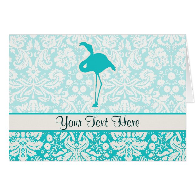 Aquamariner Flamingo (Vorderseite (Horizontal))