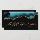 aquamariner Geschenkgutschein (Vorne/Hinten)