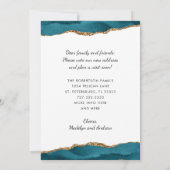 Aquamariner Glitzer Dolphin - Neue Adressenverschi Ankündigung (Rückseite)